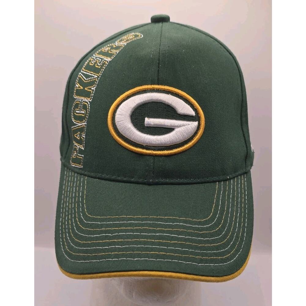 Green‎ Bay Packers Reebok Team Apparel Strapback Cap NFL Green Football Hat
